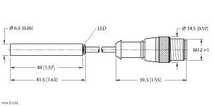 TURCK 4612292 / BI2-EH6.5-AP6X-0.2-RS4T Inductive Sensors