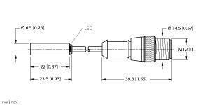 TURCK 4610194 / BI2-EH6.5K-AN6X-0.2-RS4T Inductive Sensors
