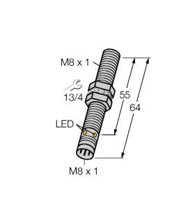TURCK 4602002 / BI2-G08-AP6X-V1131 Inductive Sensors