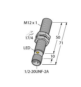 TURCK 1314095 / BI2-GT12-RZ33X-B3131/S34 Inductive Sensors