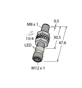 TURCK 4602928 / BI2-M08-AN6X-H1341 Inductive Sensors