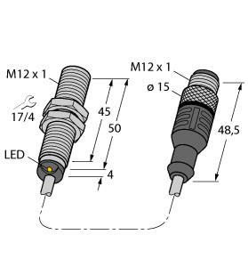 TURCK 4405090 / BI2-M12-AD4X-0.2-RS4.23T Inductive Sensors