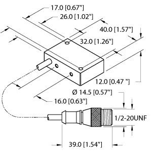 TURCK 1310096 / BI2-Q12-AZ31X-0.2-SB3T Inductive Sensors