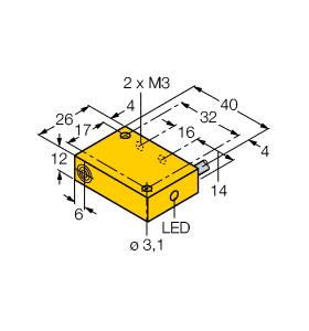 TURCK 13200 / BI2-Q12-RZ31X Inductive Sensors