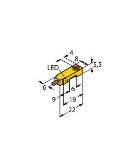 TURCK 1613016 / BI2-Q5.5K-AN6X Inductive Sensors