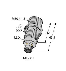 TURCK 4614718 / BI20-EG30F-AN6X-H1141 Inductive Sensors