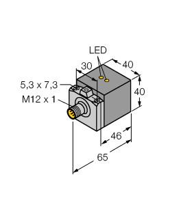 TURCK 1627297 / BI20U-CA40-AP6X2-H1141/S1590 W/BS2.0 Inductive Sensors