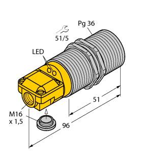 TURCK 15648 / BI25-G47SR-VP4X2 Inductive Sensors