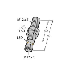 TURCK 1615011 / BI2.5FE-EM12FE-AP6X-H1141 Inductive Sensors