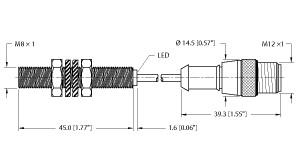 TURCK 46147120 / BI3-EGT08FE-AN6X-0.5-RS4T Inductive Sensors