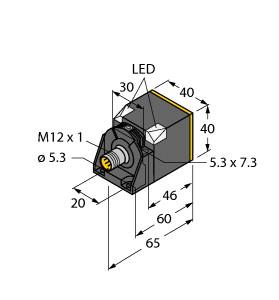 TURCK 1625893 / BI30U-CK40-AP6X2-H1141/S1590 W/BS4 Inductive Sensors