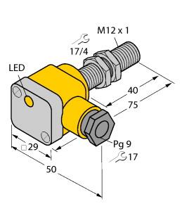 TURCK 1634400 / BI3U-EG12SK-AP6X Inductive Sensors