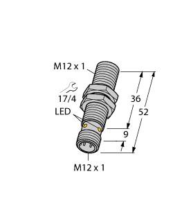 TURCK 1634312 / BI3U-EM12H-AP6X-H1141 Inductive Sensors