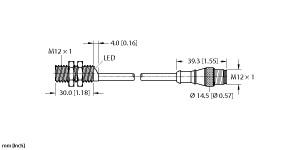 TURCK 4670272 / BI4-G12K-AP6X-2-RS4T Inductive Sensors