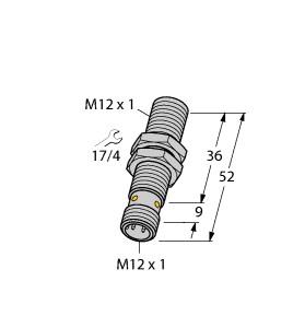 TURCK 4607005 / BI4-M12-AP6-H1141 Inductive Sensors