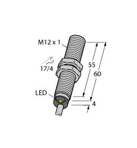 TURCK 46080920 / BI4-M12E-VP6X/S97 Inductive Sensors