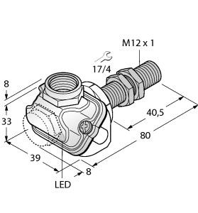 TURCK 1634760 / BI4U-EM12WDTC-AP6X Inductive Sensors