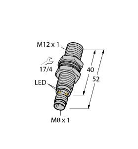 TURCK 1634780 / BI4U-M12-AP6X-V1131 Inductive Sensors