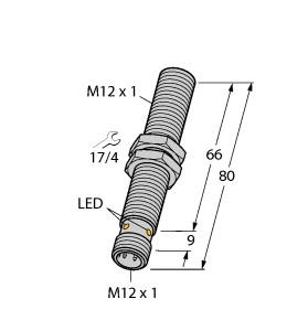TURCK 100000637 / BI4U-M12-VP6X-H1141 L80 Inductive Sensors