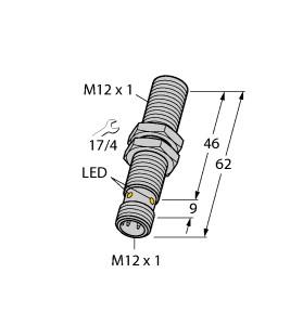 TURCK 1644758 / BI4U-MT12E-AP6X-H1141 Inductive Sensors