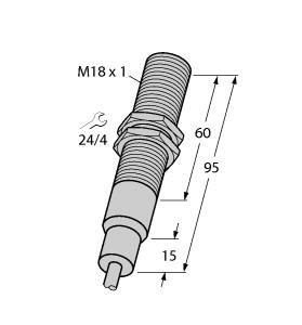 TURCK 4617425 / BI5-EM18-AP6/S907 Inductive Sensors