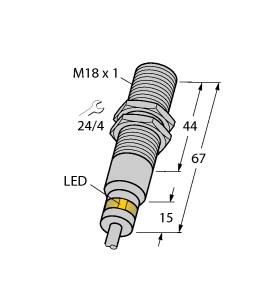 TURCK 4614902 / BI5-EM18WD-AP6X/S929 Inductive Sensors
