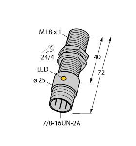 TURCK 46952 / BI5-G18-AN6X-B1341 Inductive Sensors
