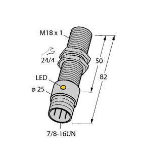 TURCK 43720 / BI5-G18-AZ3X-B1331 Inductive Sensors