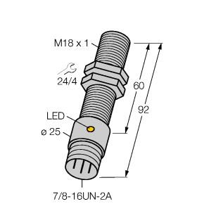 TURCK 4372099 / BI5-G18-AZ3X-B1331 60MM Inductive Sensors