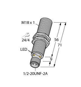 TURCK 4372098 / BI5-G18-AZ3X-B3331 Inductive Sensors