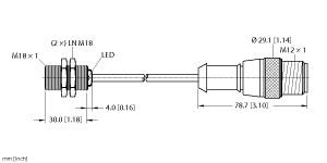 TURCK 46704001 / BI5-G18K-AP6X-2-RS4T Inductive Sensors