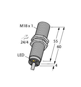 TURCK 1561190 / BI5-M18E-VP4X Inductive Sensors