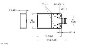 TURCK 1600501 / BI5-Q08-AP6X2-V1131/S34 Inductive Sensors
