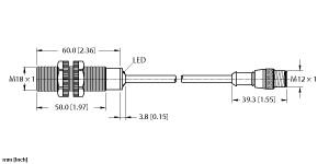 TURCK 4656093 / BI5-S18-AP6X-0.2-RS4T Inductive Sensors