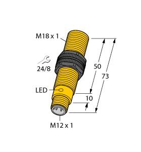 TURCK 16933 / BI5-S18-AP6X-H1141/S58 Inductive Sensors