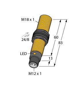 TURCK 1513401 / BI5-S18-VP4X-H1141 Inductive Sensors