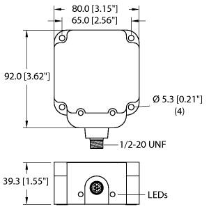 TURCK 4200311 / BI50-Q80-ADZ30X2-B3131 Inductive Sensors