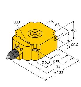 TURCK 1008701 / BI50-Q80-Y1X Inductive Sensors