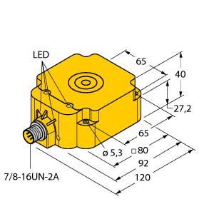 TURCK 1562005 / BI50U-Q80-VP4X2-B1141 Inductive Sensors
