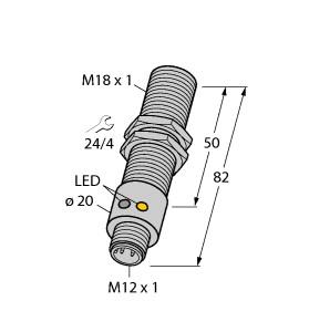 TURCK 4281214 / BI5U-G18-ADZ30X2-B4331 Inductive Sensors