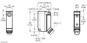 TURCK 1635527 / BI5U-Q12-AN6X2-H1141 Inductive Sensors