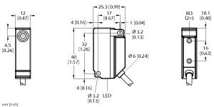 TURCK 1635522 / BI5U-Q12-AP6X2 Inductive Sensors