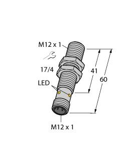 TURCK 46147060 / BI6-EGT12FE-AP6X-H1141 Inductive Sensors