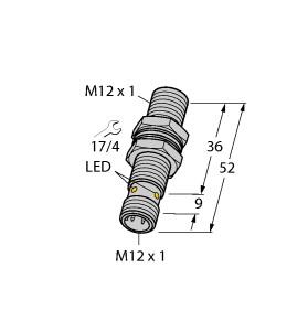 TURCK 1644904 / BI6U-MT12-AP6X2-H1141 Inductive Sensors