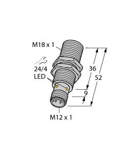 TURCK 4414544 / BI7-M18-AD4X-H1144 Inductive Sensors