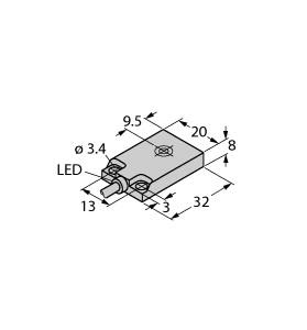 TURCK 16089160 / BI7-Q08F-AP6X-0.2-RS4T Inductive Sensors
