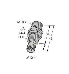TURCK 4615050 / BI8-M18K-AP6X-H1141 Inductive Sensors