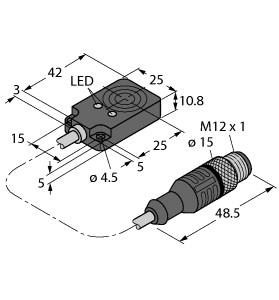 TURCK 16620011 / BI8U-Q10-AP6X2-0.2-RSV4T Inductive Sensors