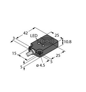TURCK 1662001 / BI8U-Q10-AP6X2 Inductive Sensors