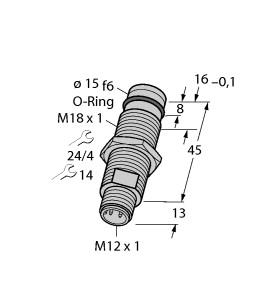 TURCK 16885 / BID2-G180-AP6-H1141/S212 Inductive Sensors